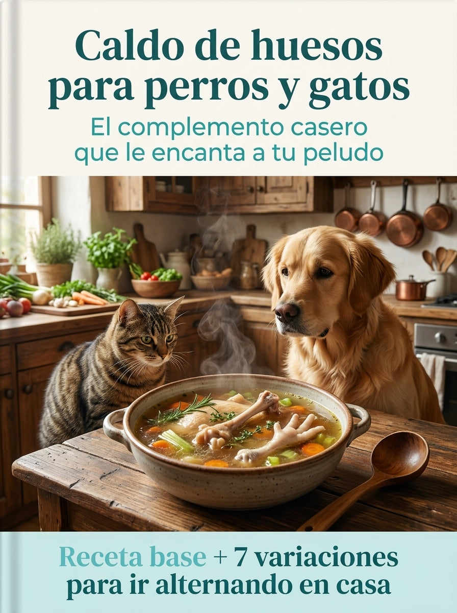 Caldo de Huesos para perros y gatos
